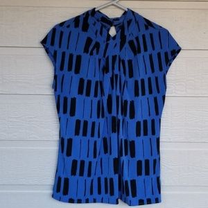 Worthington szL VNeck Cap Sleeve Blouse